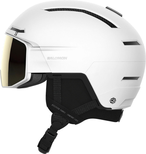 Горнолыжный шлем с визором Salomon Driver Pro Sigma White Cat. 3 25/26