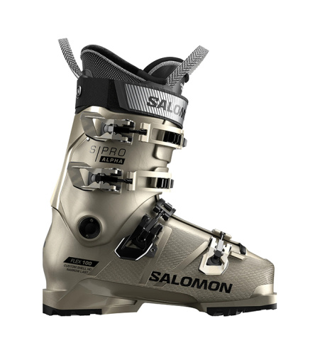 Горнолыжные ботинки Salomon S/Pro Alpha 100 W GW Light Bronze Met./Black 25/26