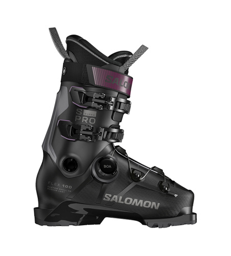 Горнолыжные ботинки Salomon S/Pro Supra BOA 100 GW Black/Grey/Burgundy 25/26