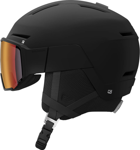 Горнолыжный шлем с визором Salomon Osmo Pro Sigma Photo Black Cat. 1-3 25/26