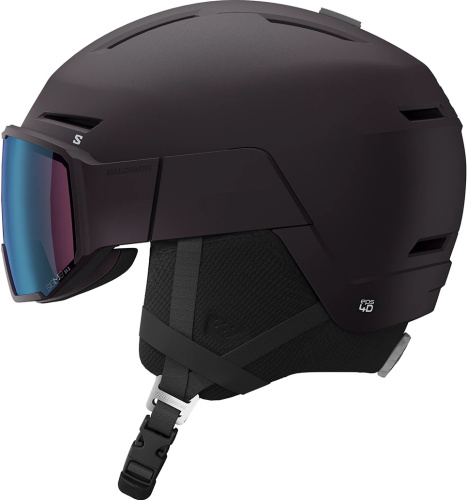 Горнолыжный шлем с визором Salomon Osmo Pro Sigma Photo Nightshade Cat. 1-3 25/26 цвет Black/Черный