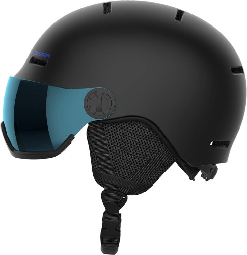 Горнолыжный шлем с визором Salomon Orka Visor Black Cat. 2 25/26