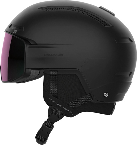 Горнолыжный шлем с визором Salomon Driver Pro Sigma Black Cat. 2 25/26