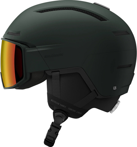 Горнолыжный шлем с визором Salomon Driver Pro Sigma Green Gables Cat. 2 25/26