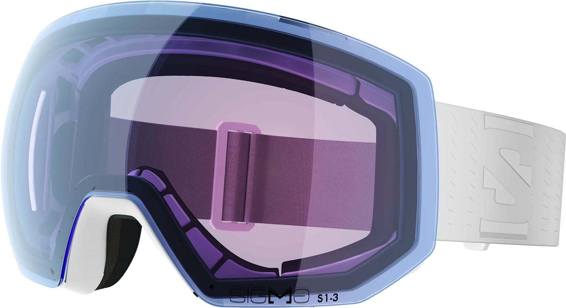 Горнолыжные очки Salomon Radium Pro Sigma Photo White Cat. 1-3 25/26