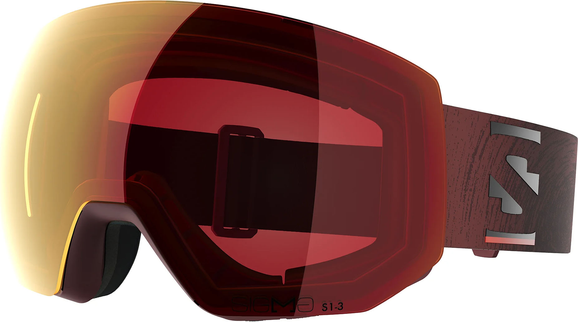 Горнолыжные очки Salomon Radium Pro Sigma Photo Madder Cat. 1-3 25/26