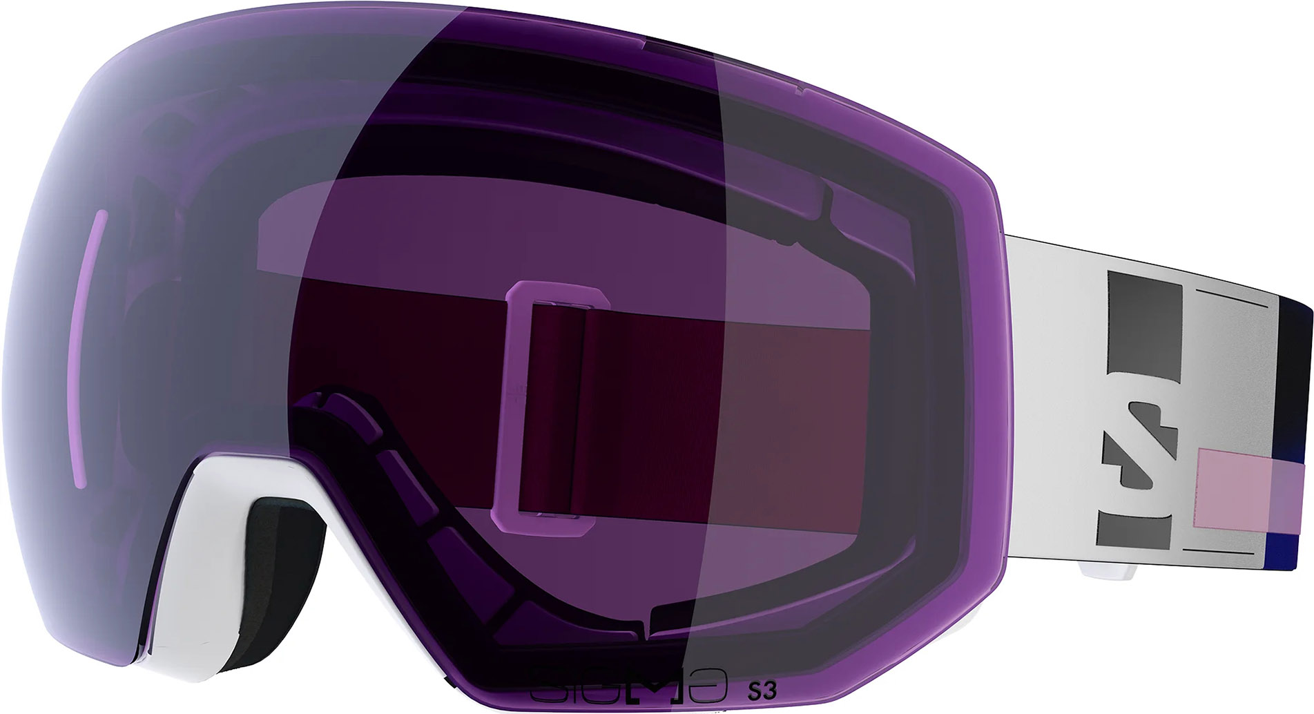 Горнолыжные очки Salomon Radium Pro Sigma White Cat. 3+1 (с доп. линзой) 25/26