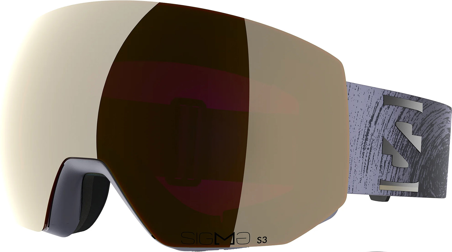 Горнолыжные очки Salomon Radium Pro Sigma Blue Granite Cat. 3+1 (с доп. линзой) 25/26