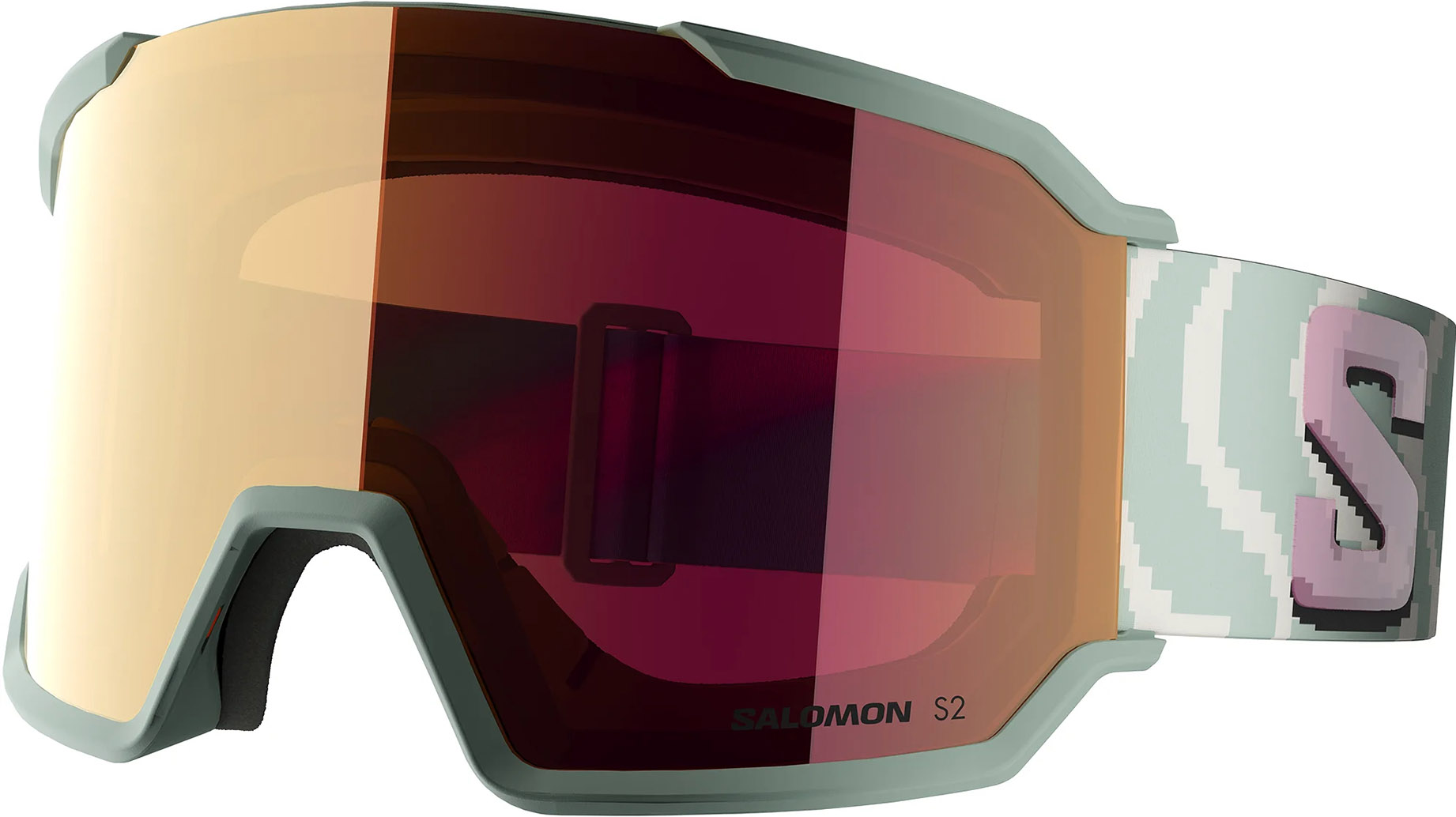 Горнолыжные очки Salomon S/View 3 ML Iceberg Green Cat. 2 25/26