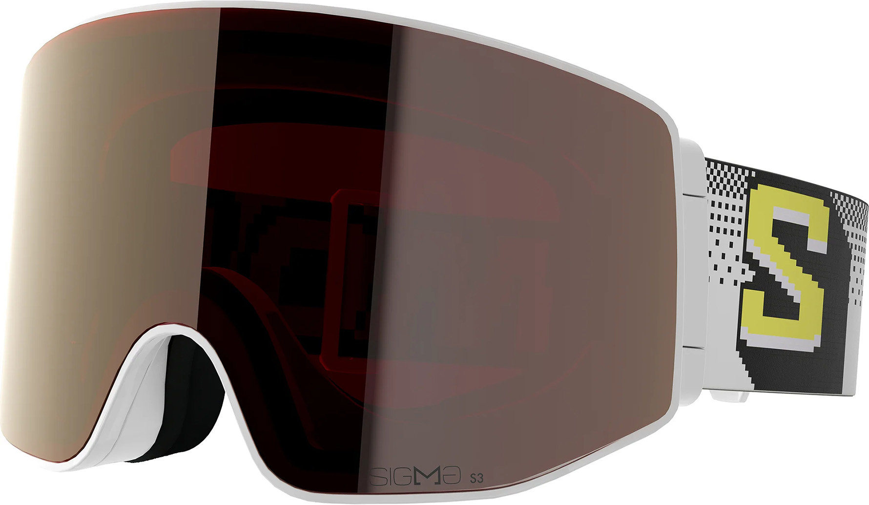 Горнолыжные очки Salomon Sentry Prime Sigma White Cat. 3+1 (с доп. линзой) 25/26