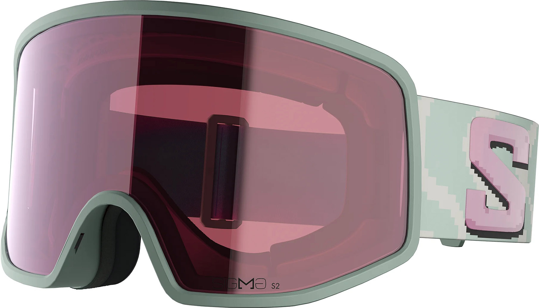 Горнолыжные очки Salomon Sentry Pro Sigma Iceberg Green Cat. 2+3 (с доп. линзой) 25/26