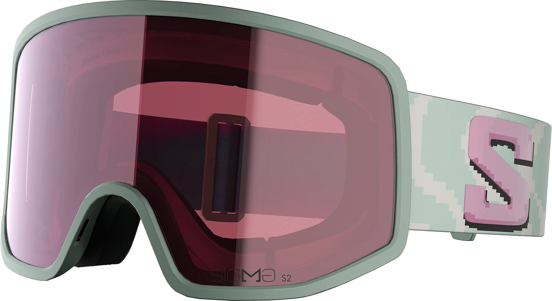 Горнолыжные очки Salomon Sentry Pro S Sigma Iceberg Green Cat. 2+3 (с доп. линзой) 25/26