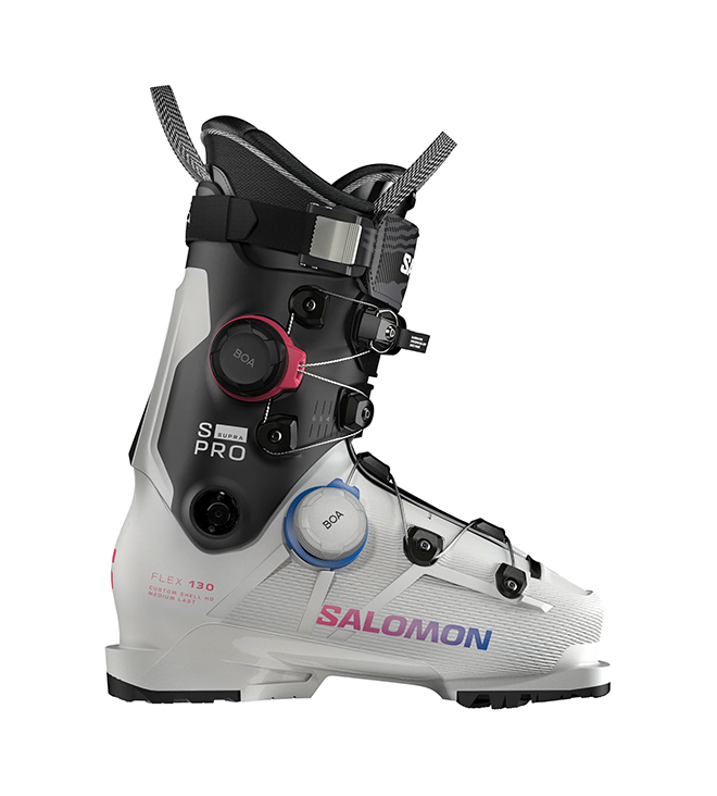 Горнолыжные ботинки Salomon S/Pro Supra Dual BOA 130 GW Gray Aurora/Black/Race Blue 25/26