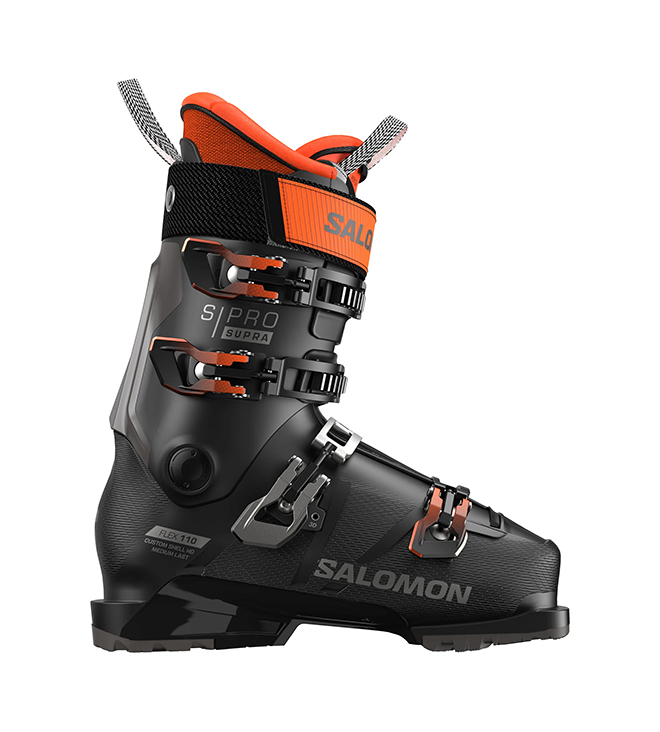 Горнолыжные ботинки Salomon S/Pro Supra 110 GW Black/Dark Grey Met./Orange Tiger 25/26