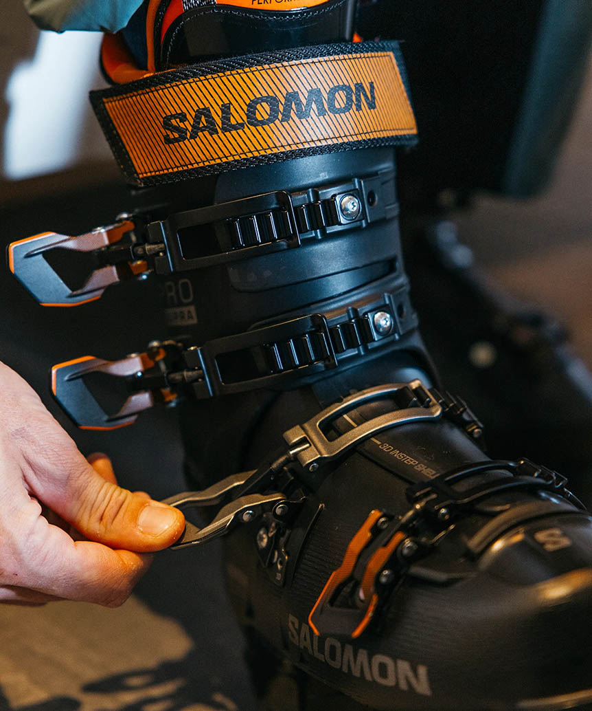 Горнолыжные ботинки Salomon S/Pro Supra 110 GW Black/Dark Grey Met./Orange Tiger 25/26 Горнолыжные ботинки Salomon S/Pro Supra 110 GW Black/Dark Grey Met./Orange Tiger 25/26