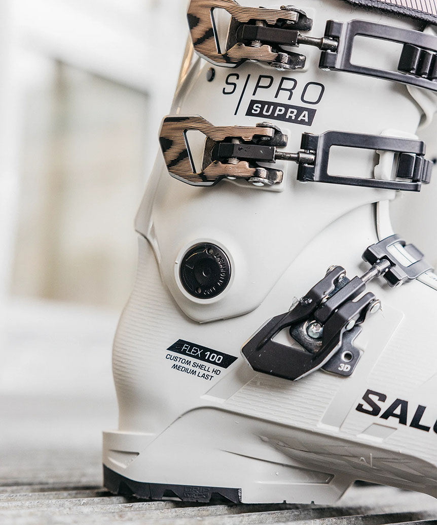 Горнолыжные ботинки Salomon S/Pro Supra 100 W GW Gray Aurora/Black/Pinkgold Met. 25/26 Горнолыжные ботинки Salomon S/Pro Supra 100 W GW Gray Aurora/Black/Pinkgold Met. 25/26