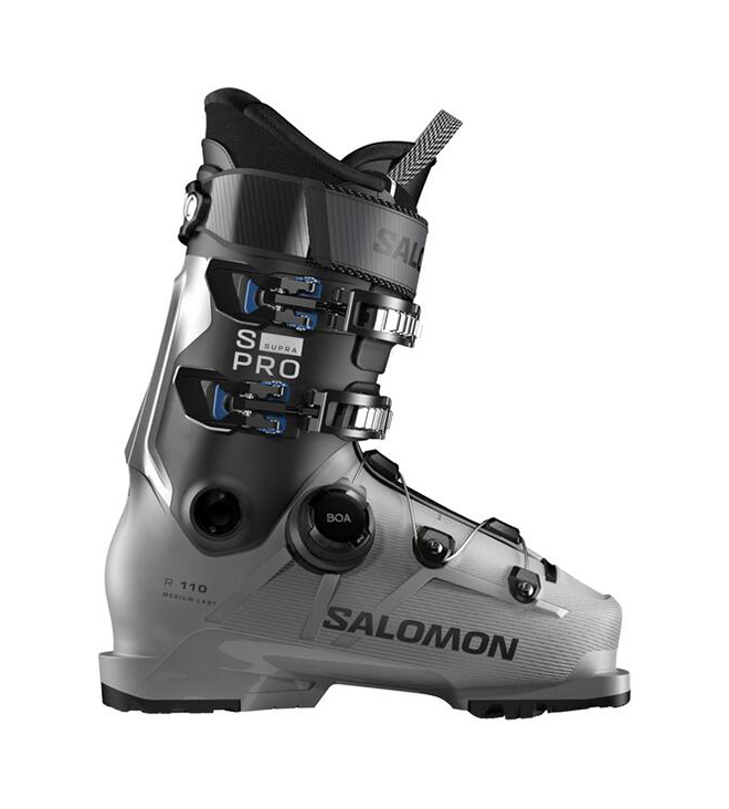 Горнолыжные ботинки Salomon S/Pro Supra BOA 110 R GW Steel Gray/Black/Race Blue 25/26