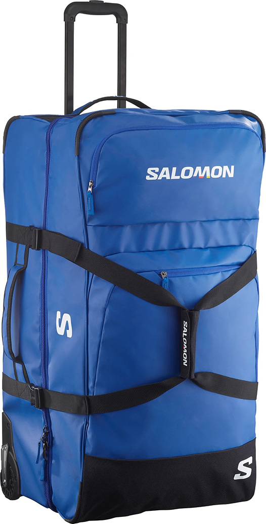 Сумка г/л на колесах Salomon Race Trip Container 130 Race Blue 25/26
