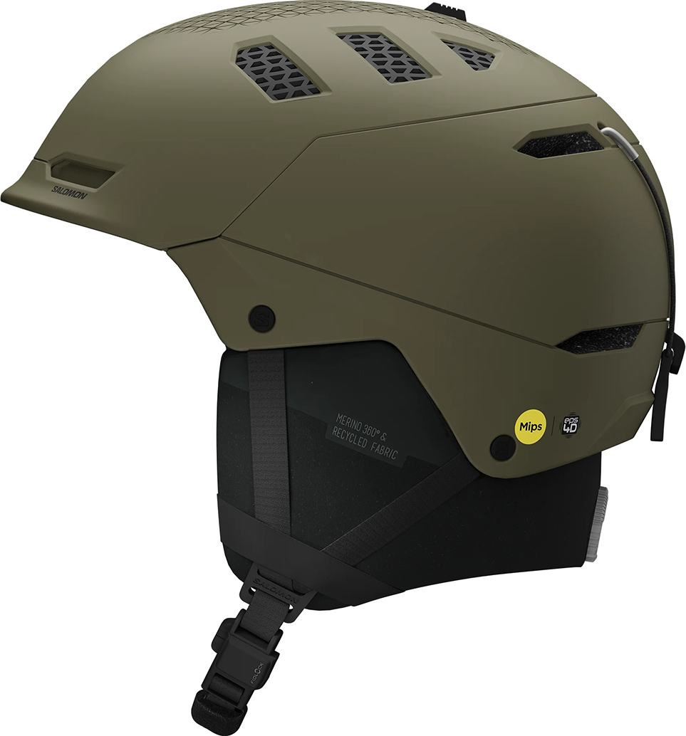 Горнолыжный шлем Salomon Husk Prime MIPS Olive Night 25/26 Горнолыжный шлем Salomon Husk Prime MIPS Olive Night 25/26