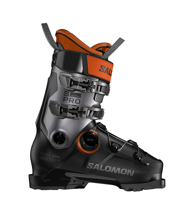 Горнолыжные ботинки Salomon S/Pro Supra BOA 110 GW Black/Beluga/Orange 25/26