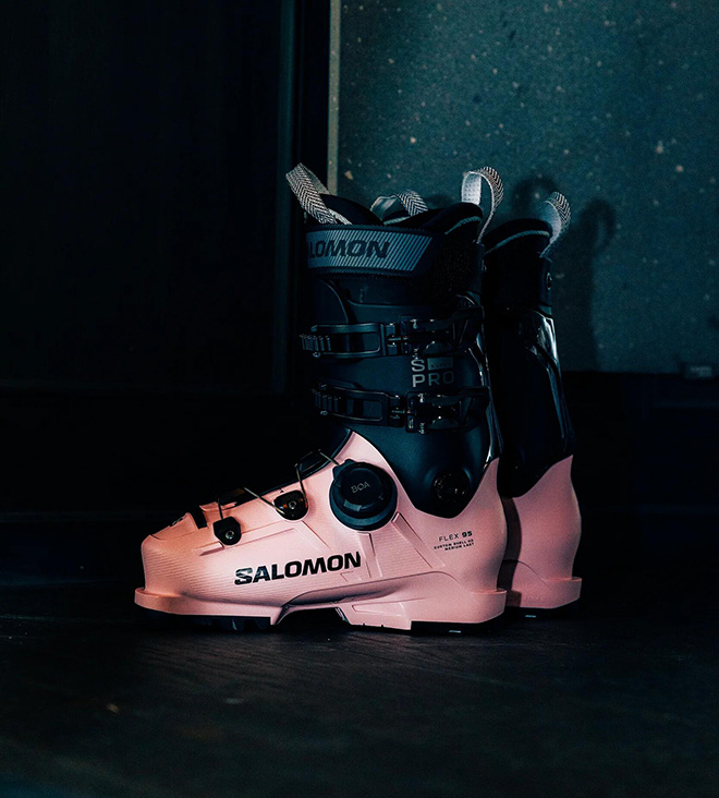 Горнолыжные ботинки Salomon S/Pro Supra BOA 95 W GW Rose Shadow/Black 25/26 Горнолыжные ботинки Salomon S/Pro Supra BOA 95 W GW Rose Shadow/Black 25/26