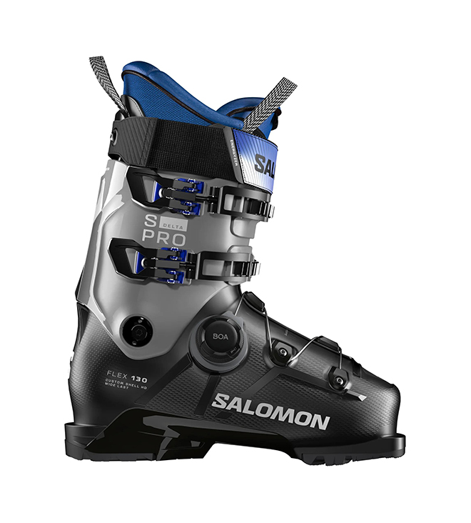 Горнолыжные ботинки Salomon S/Pro Delta BOA 130 GW Black/Steel Gray/Race Blue 25/26