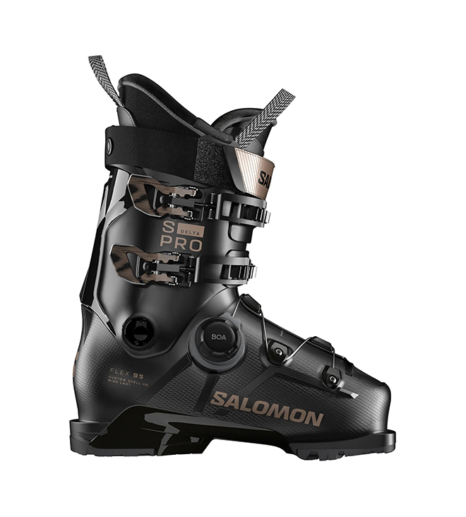 Горнолыжные ботинки Salomon S/Pro Delta BOA 95 W GW Black/Pink Gold Metallic 25/26