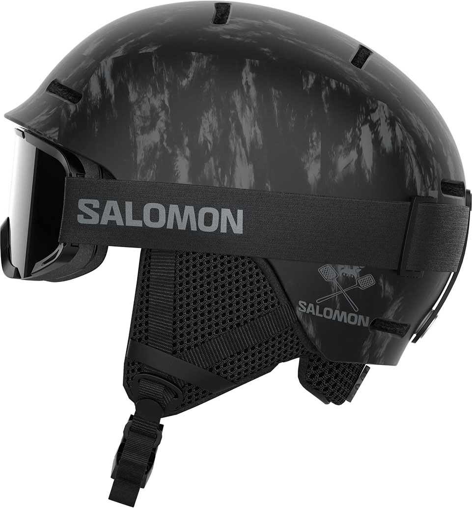 Горнолыжный шлем Salomon Player Combo Black Tie&dye 25/26